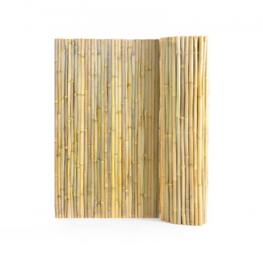 Natural Rolled Wicker Fence Decorative Privacy Screen for Garden Patio Balcony Pool